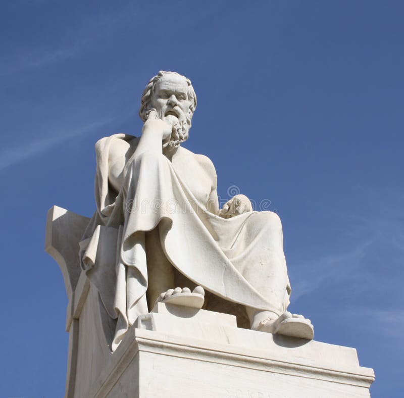 Statue of Socrates in Athens, Greece