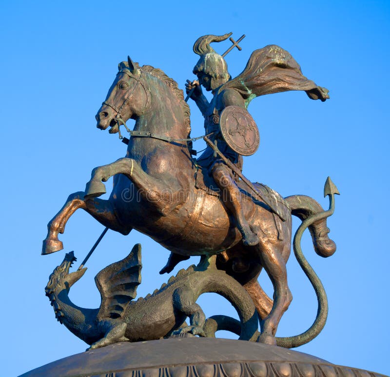 Sculpture Titled Good Defeats Evil Presented To United Nations by the