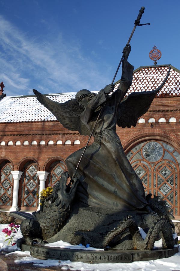 Statue of St Micahel