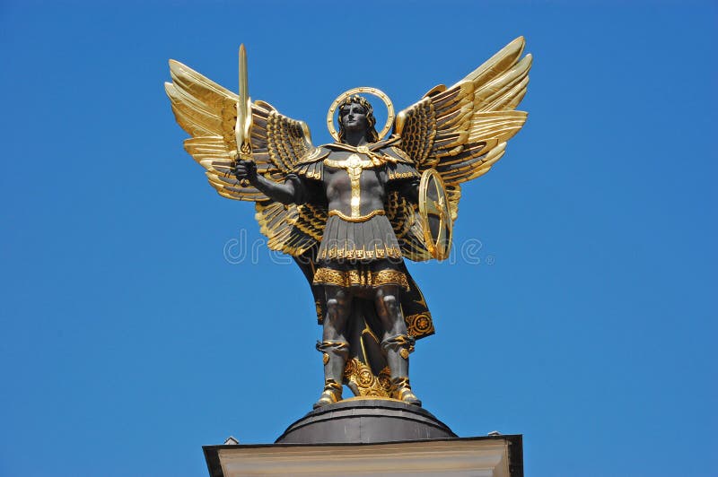 Statue of St. Michael the patron, Kiev