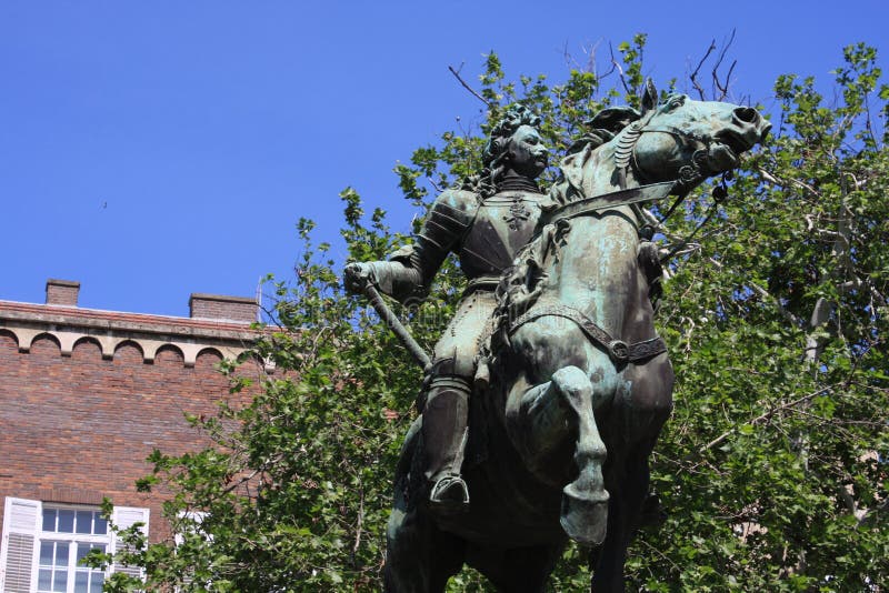 Statue von II Rakoczi Ferenc in Szeged, Ungarn, Csongrad-Region stockfoto Statue von II Rakoczi Ferenc in Szeged, Ungarn, Csongrad-Region stockfoto