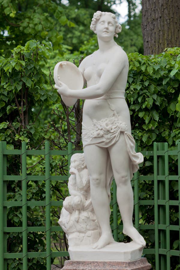 A statue of the Youth stock image. Image of antic, garden 25196465