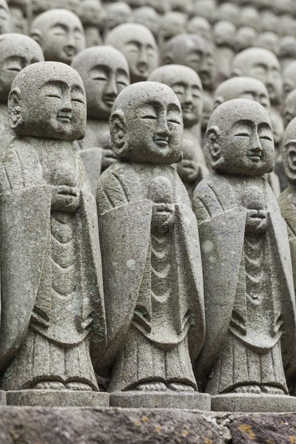 Statues at Japanese temple stock photo. Image of asia 66661270