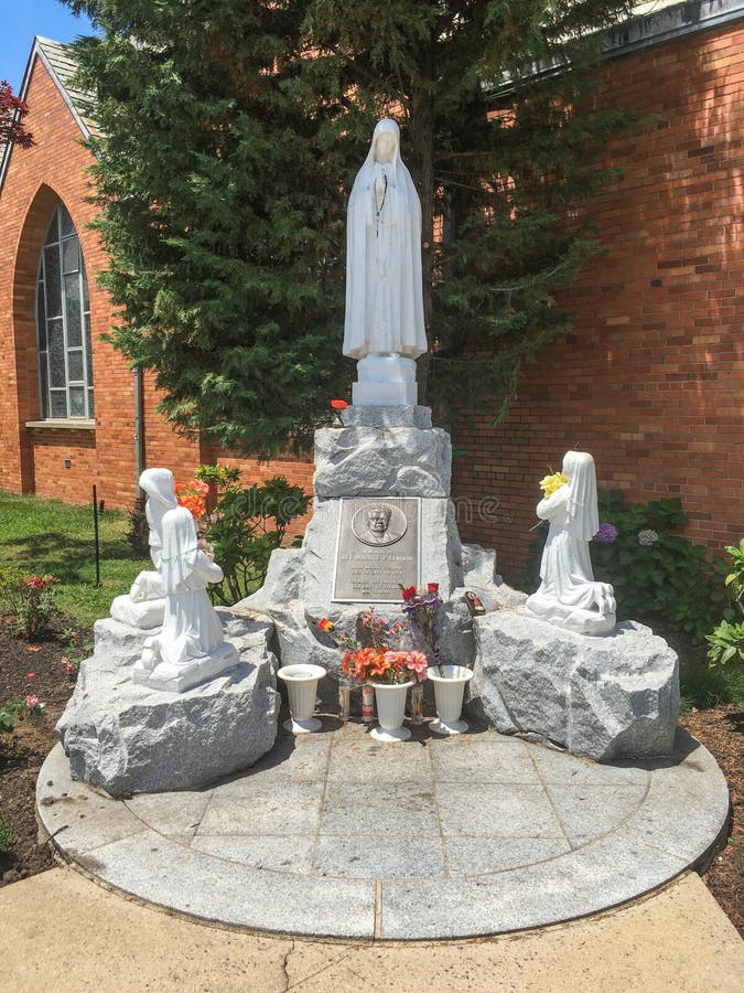 This is a picture of the Statues of Our Lady of Fatima