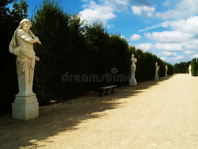 Statues in a park stock photo. Image of fine, creative 1088052