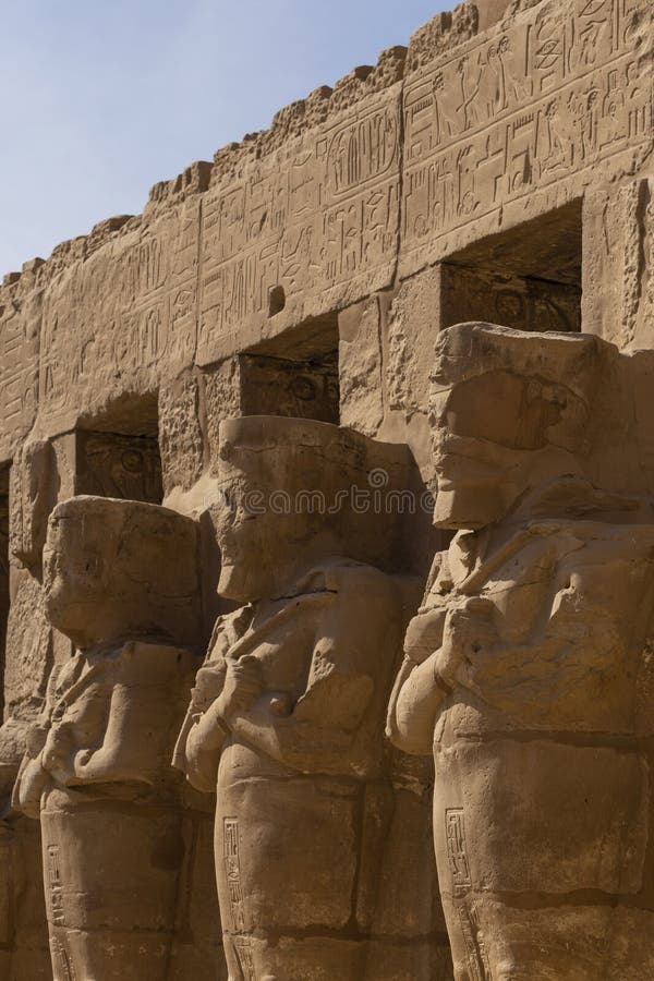 Statues of Ramses II. Egypt, Luxor - Karnak Temple