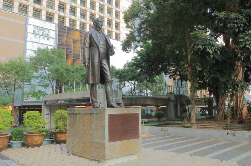 Staty fyrkantiga Hong Kong arkivbild Staty fyrkantiga Hong Kong arkivbild