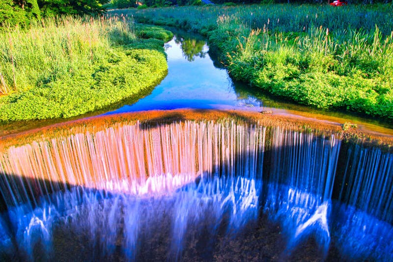 A color image of Coffee Run Dam in Woolen Mill dip near Reedsville, Pennsylvania, USA. A color image of Coffee Run Dam in Woolen Mill dip near Reedsville, Pennsylvania, USA.