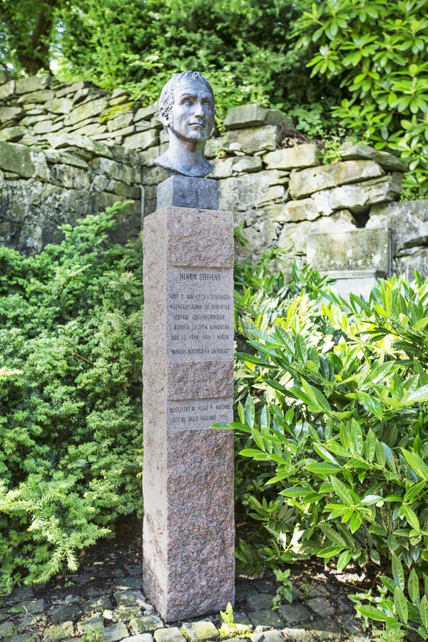 STAVANGER, NORWAY - JULY 09, 2015: Bust of Henrik Steffens (1773 ...