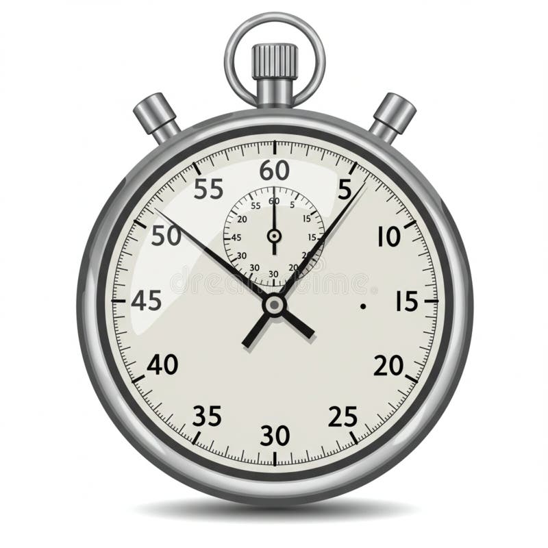 AI-Generated Digital Alarm Clock Display with Modern Design stock illustration
