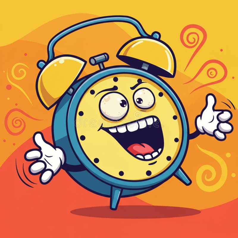 AI-Generated Digital Alarm Clock Display with Modern Design vector illustration
