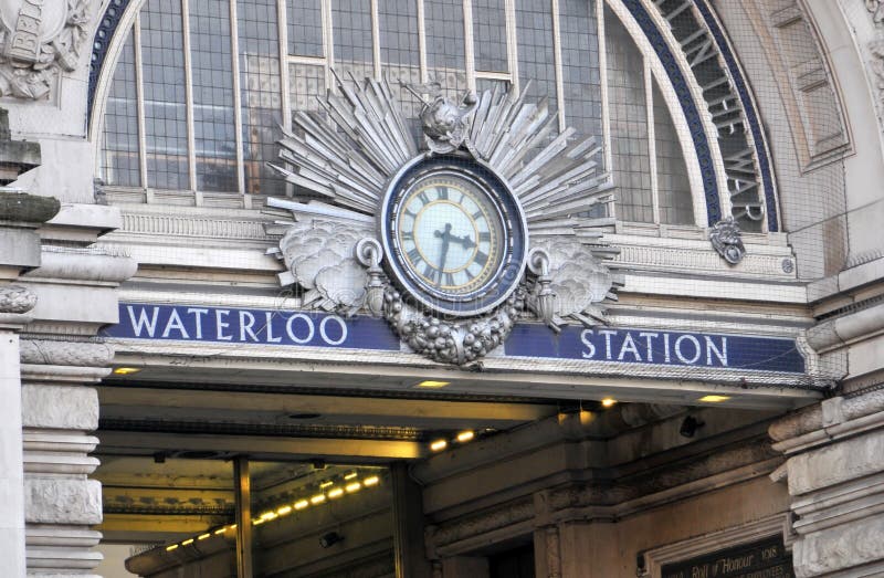 Stazione di Londra Waterloo