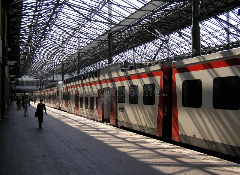Stazione ferroviaria immagini stock