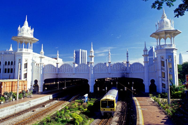 Stazione ferroviaria di Kuala Lumpur immagini stock libere da diritti