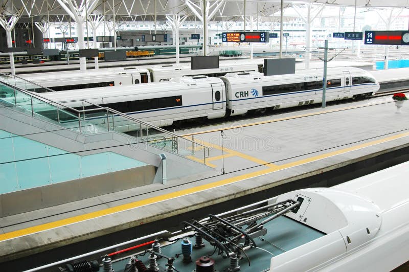 Stazione ferroviaria di Tianjin immagine stock