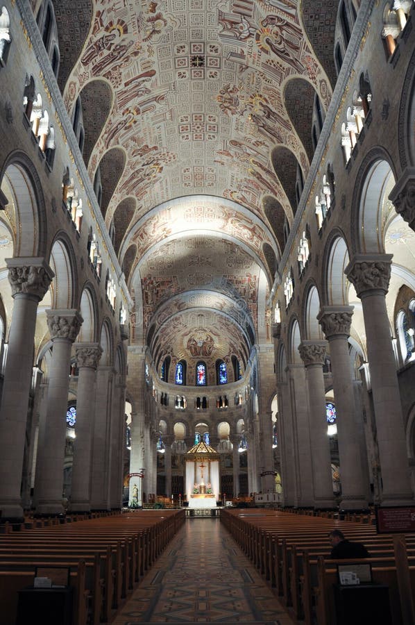 Ste Anne De Beaupre Basilica, Near Quebec, Canada Editorial Photography