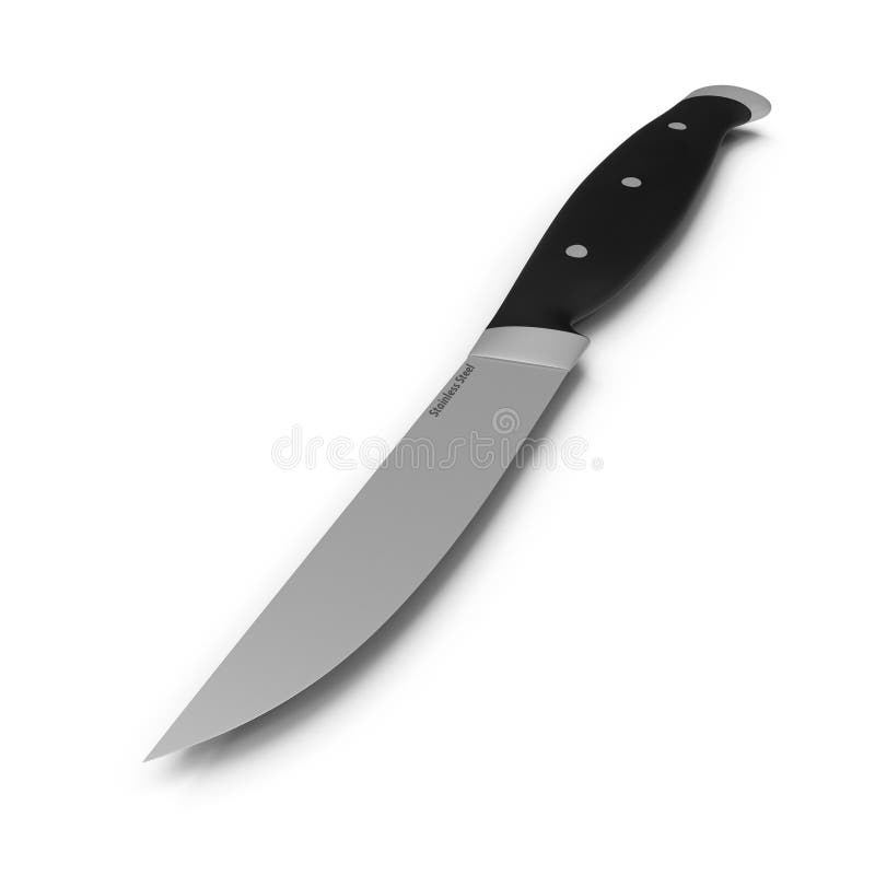 Steak Knife 3d model stock illustration. Illustration of carving 63925141