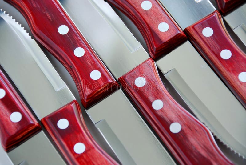Steak knives pattern stock image. Image of utensil, dine 832805