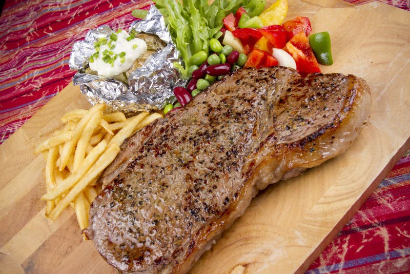 Steak set royalty free stock image