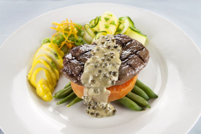Steak and Sweet Potato stock image. Image of delicious - 12947893