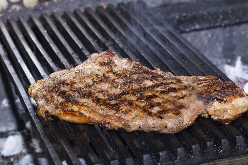 Steaks stock image. Image of charbroiled, french, juicy 70959749