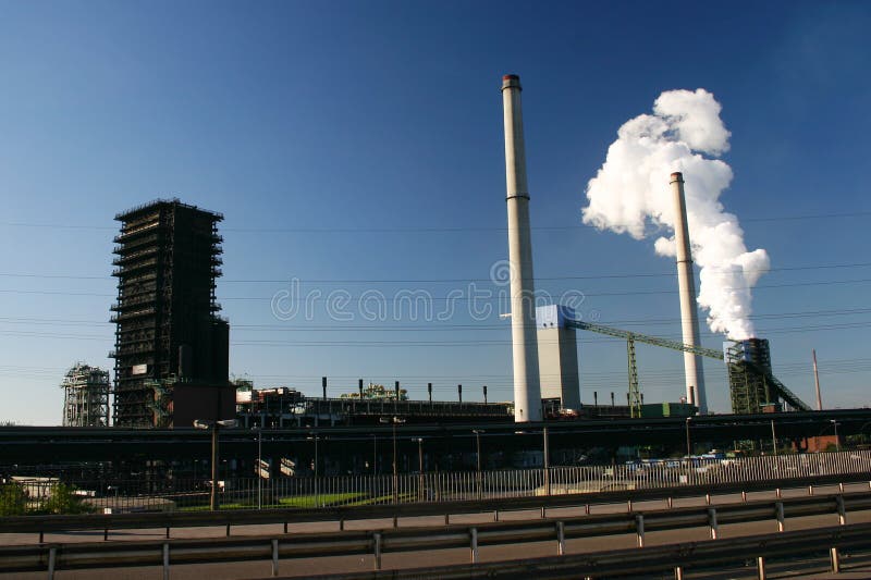 Steam From A Coking Plant Picture. Image 3385676