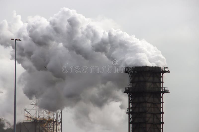 Tata Steel Plant Ijmuiden Holanda Foto de archivo - Imagen de