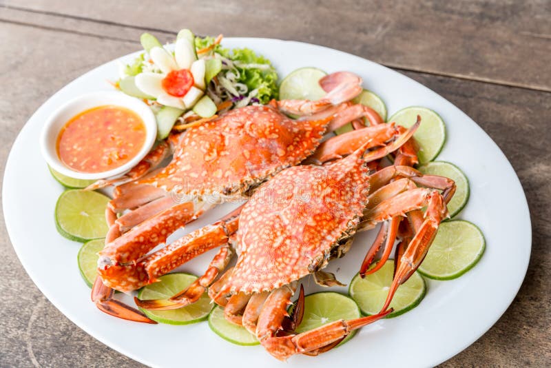 Steam crab seafood stock photo. Image of food, gourmet 55401236