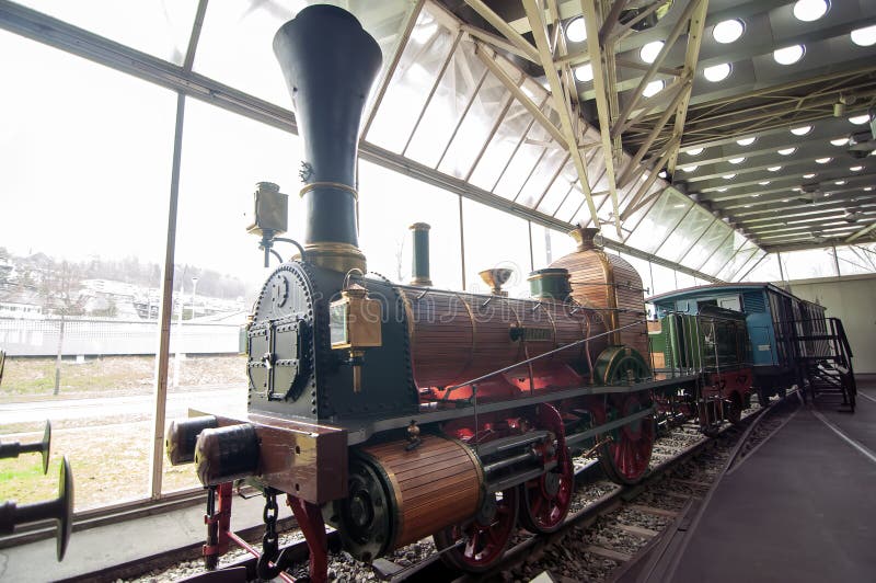 Steam Engine Spanisch-BrÃ¶tli-Bahn, Verkehrshaus der Schweiz