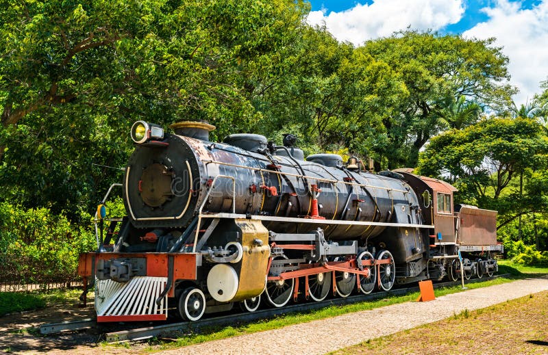 2 C 2 Cylinder Steam Locomotive Brazil Brasil ca 1910