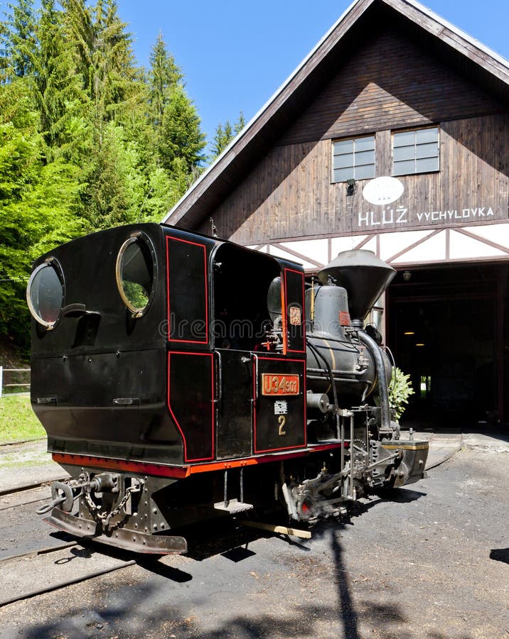 Parná lokomotíva, Múzeum kysuckej dediny, Vychylovka, Slovensko