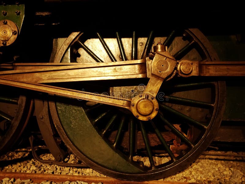 Steam Wheel stock photo. Image of assembly 84609524