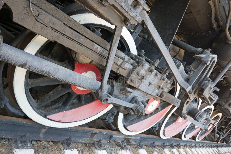 Steam locomotive wheels