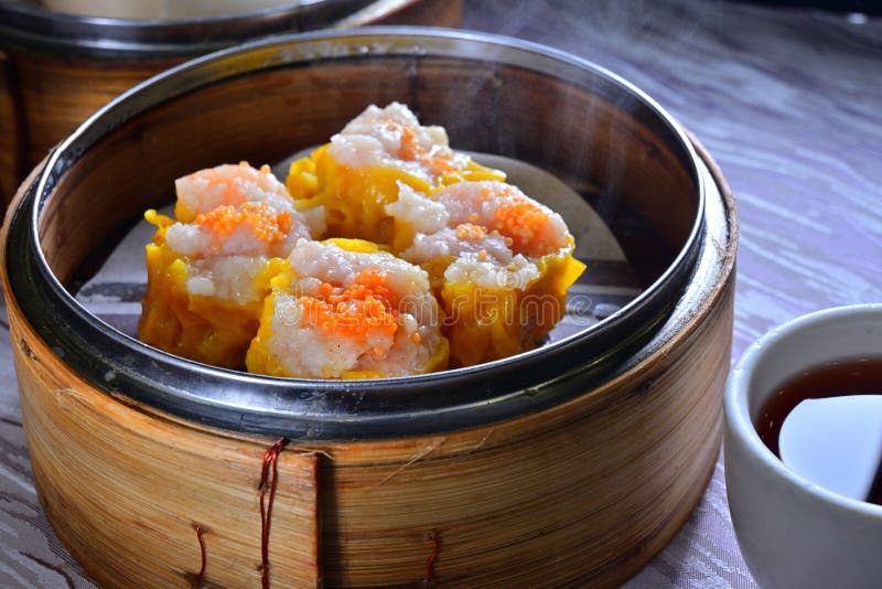 Steam Pork Dumpling Dim Sum Stock Photo Image of lunch, custard