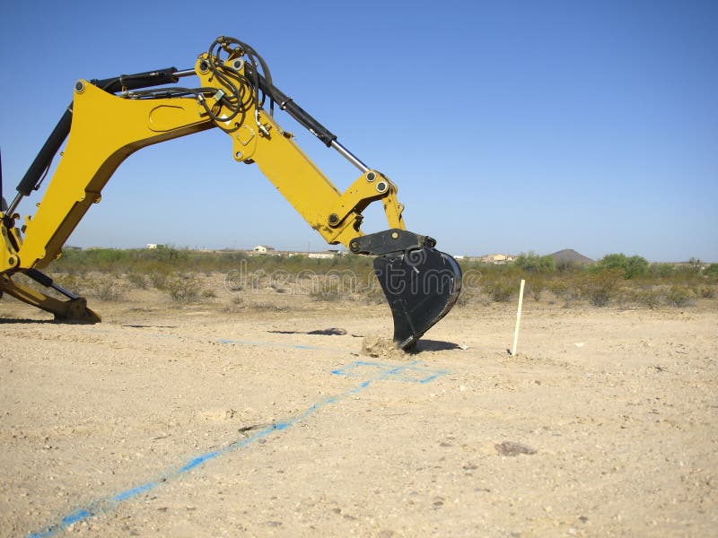 Steam Shovel Resting on the Ground - Horizontal