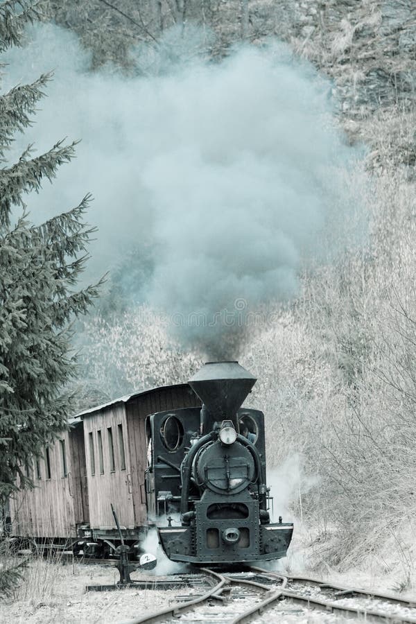 Parní vlak, Čiernohronská železnice, Slovensko