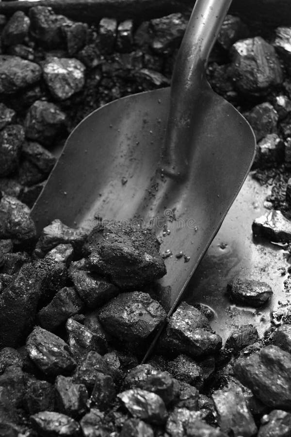 Steam Train Coal And Shovel