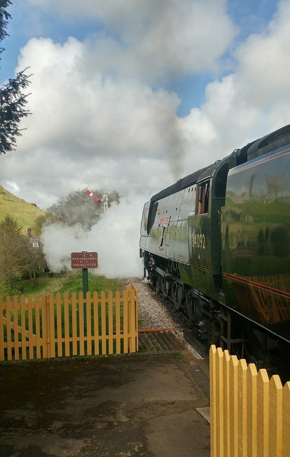 Steam train stock image