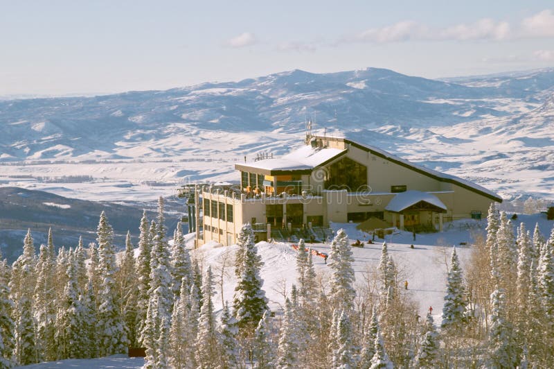 Steamboat Ski Resort, Colorado Stock Photo - Image of panoramic