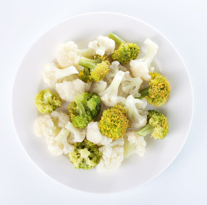 Steamed Broccoli,carrot And Cauliflower Stock Image Image of carrot