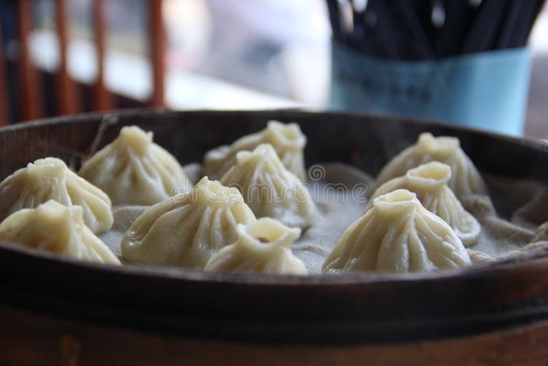 Steamed dumplings editorial photography. Image of looking 62329942