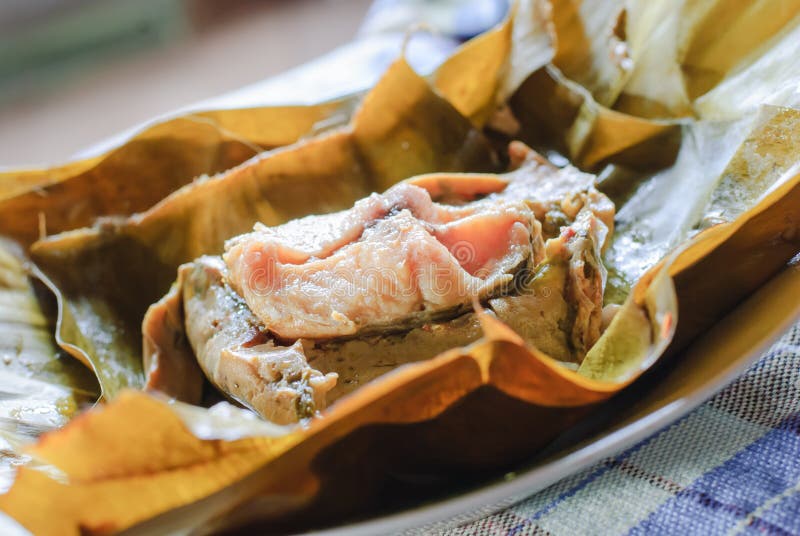 Steamed fish curry custard stock image. Image of gourmet 51271473