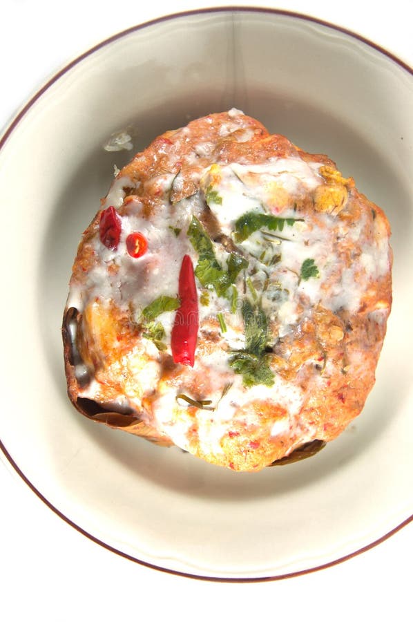 Steamed Fish with Curry Paste Stock Photo Image of lunch, food 50877214