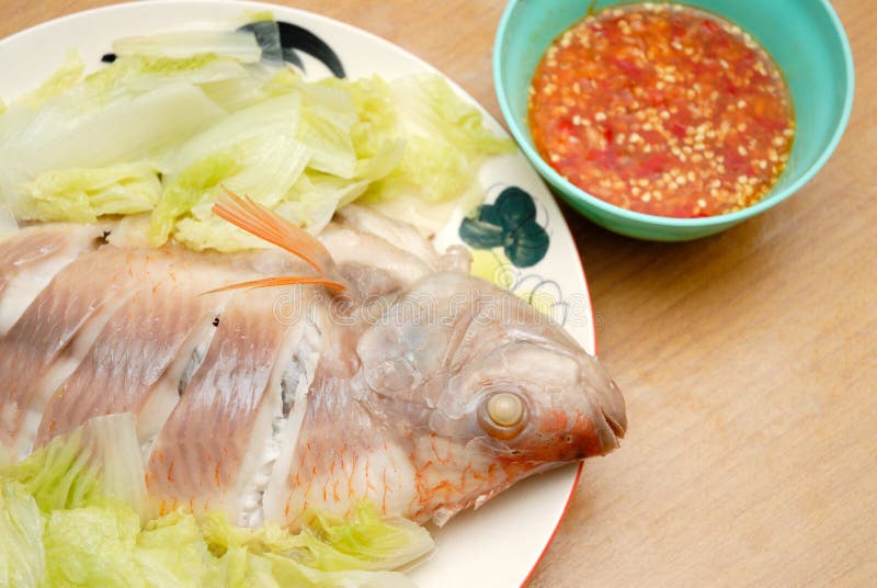 Steamed fish