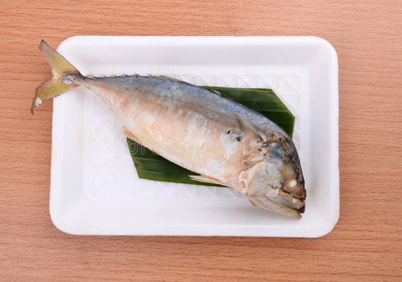 Steamed mackerel