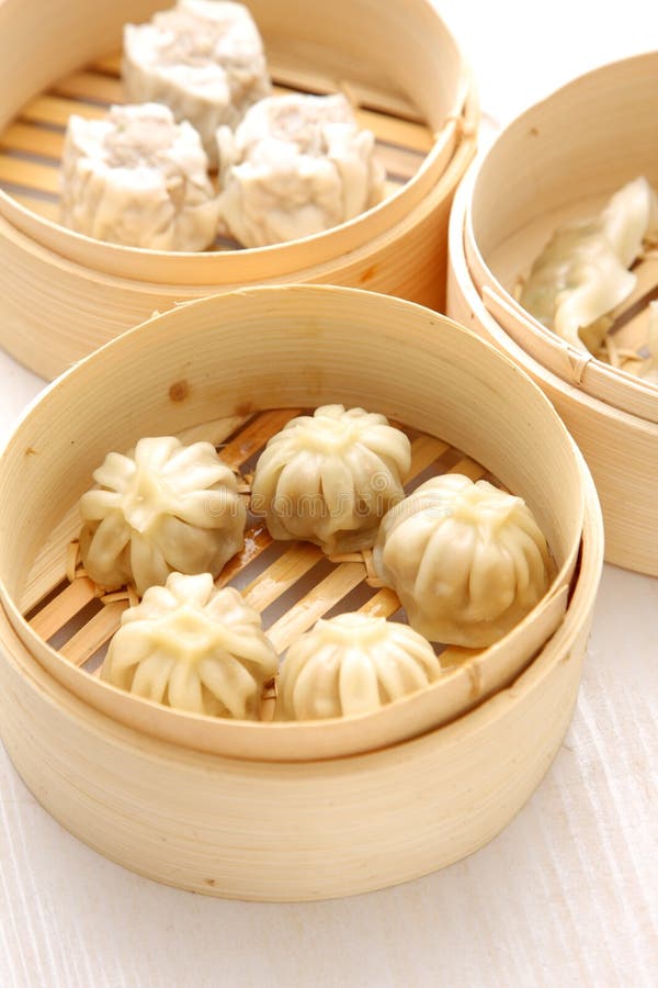 Steamed meat dumpling stock image. Image of gourmet, asia 44966171