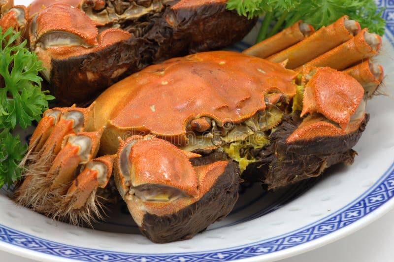 Crabs On Chinese Food Market Stock Photo Image of seafood, crab 3272888