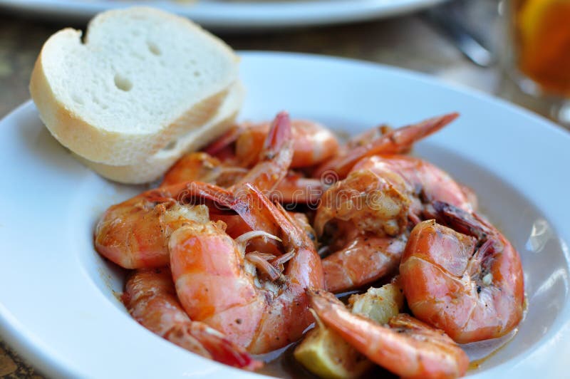 Bowl of Beer Steamed Shrimp