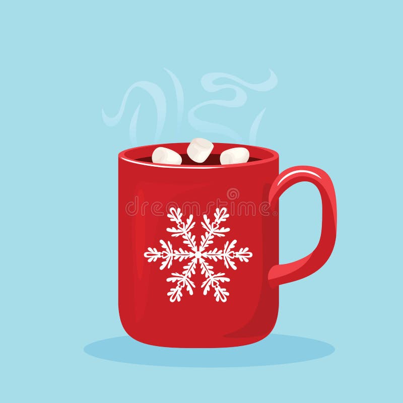 Winter Drink Set Hot Chocolate Coffee Cocoa Thermos Stock Illustration -  Download Image Now - iStock