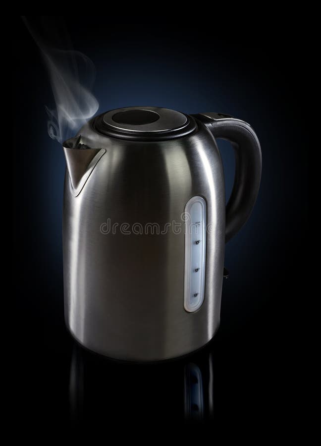 Steaming Tea Kettle stock photo. Image of horizontal 24409834